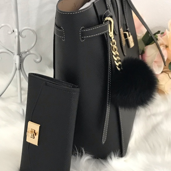 🌷Authentic MICHAEL KORS Black Shoulder Tote Set🌷 - Picture 4 of 8